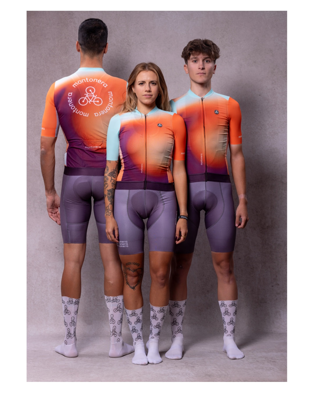 Maillot manga corta degradado