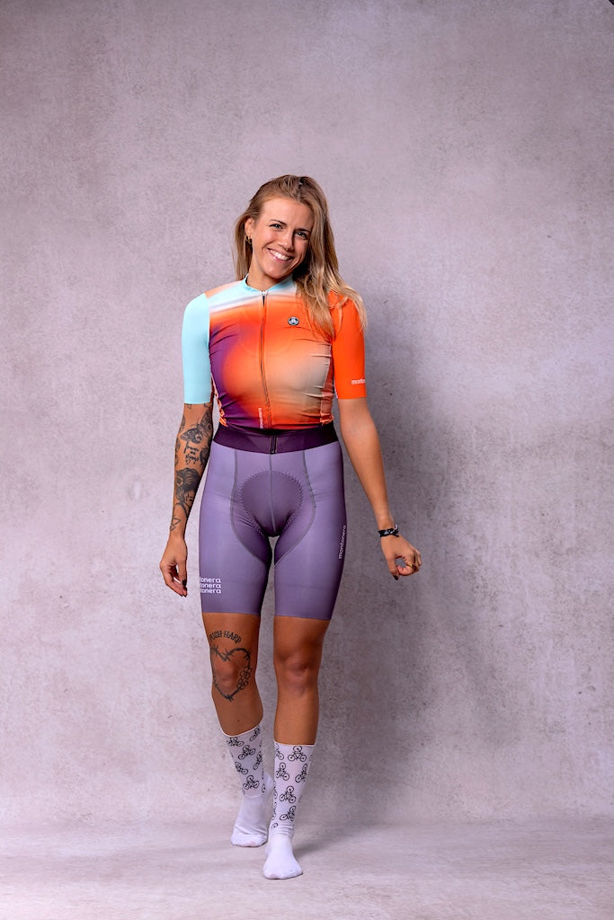 Maillot manga corta degradado