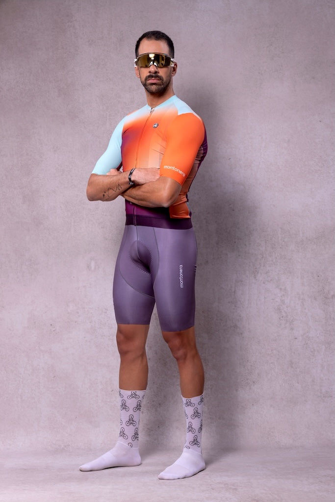Maillot manga corta degradado