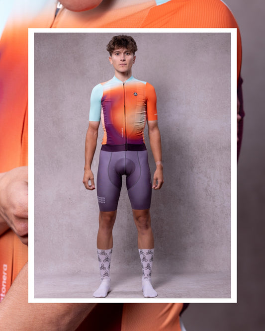 Maillot manga corta degradado